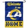 WinCraft Los Angeles Rams Welcome Home Decorative Garden Flag Double Sided Banner