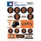 Wincraft MLB San Francisco Giants Vinyl Sticker Sheet, 5" x 7