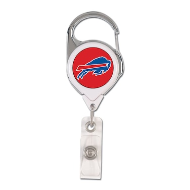 WinCraft NFL Buffalo Bills Retractable Premium Badge Holder, Team Color, One Size