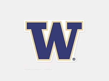 Wincraft NCAA University of Washington Perfect Cut Color Decal, 4" x 4