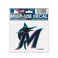 Wincraft MLB Miami Marlins 84409012 Multi-Use Decal, 3" x 4