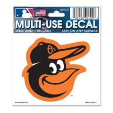 Wincraft MLB Baltimore Orioles 84412012 Multi-Use Decal, 3" x 4