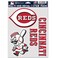 MLB Cincinnati Reds Decal Multi Use Fan 3 Pack, Team Colors, One Size