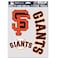 Wincraft MLB San Francisco Giants Decal Multi Use Fan 3 Pack, Team Colors, One Size
