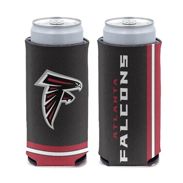 WinCraft NFL Atlanta Falcons Slim Can Cooler, Team Colors, One Size
