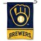 WinCraft Milwaukee Brewers Double Sided Garden Flag
