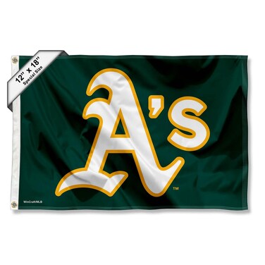 WinCraft Oakland Athletics Boat and Golf Cart Flag