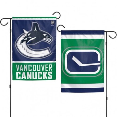 Wincraft NHL Vancouver Canucks Flag12x18 Garden Style 2 Sided Flag, Team Colors, One Size