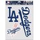Wincraft MLB Los Angeles Dodgers Decal Multi Use Fan 3 Pack, Team Colors, One Size