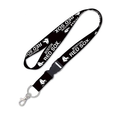 WinCraft Boston Red Sox Lanyard with Detachable Buckle, 1" - Black