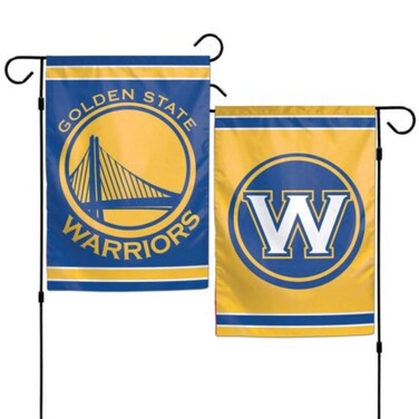 Wincraft NBA Golden State Warriors 12x18 Garden Style 2 Sided Flag, One Size, Team Color