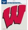 NCAA Wisconsin Badgers Die-Cut Color Decal, 8"x8", Team Color