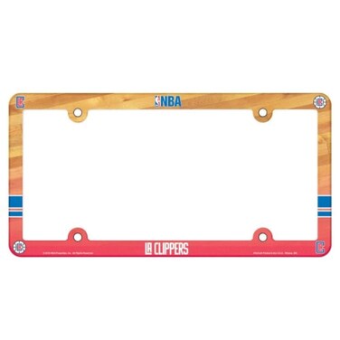 NBA Los Angeles Clippers Full Color License Plate Frame, Team Color, One Size