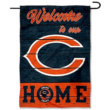WinCraft Chicago Bears Welcome Home Decorative Garden Flag Double Sided Banner