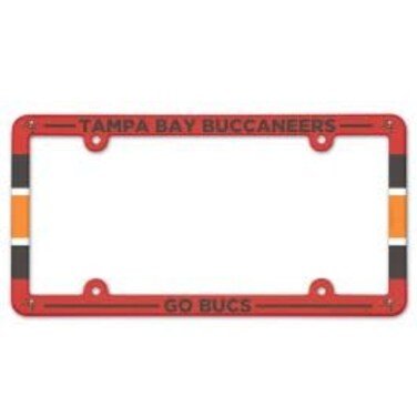 Wincraft NFL Tampa Bay Buccaneers LIC Plate Frame Full Color