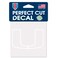 Wincraft NCAA Miami Hurricanes 4x4 Perfect Cut White Decal, One Size, Team Color