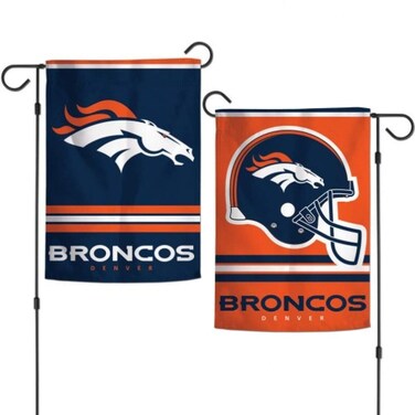 Wincraft NFL Denver Broncos WCR08367013 Garden Flag, 11" x 15