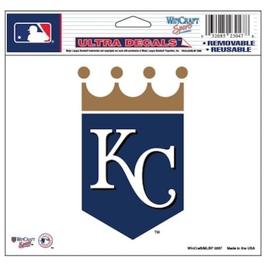 Wincraft MLB Kansas City Royals 14419071 Multi-Use Colored Decal, 5" x 6