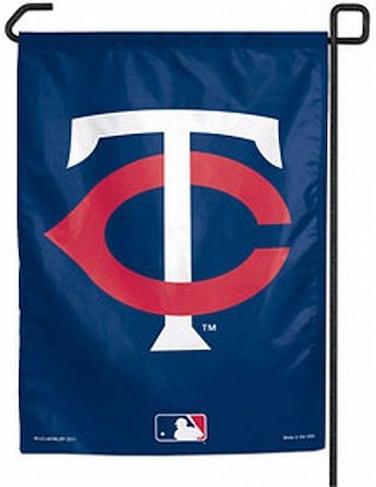 Wincraft MLB Minnesota Twins Garden Flag, 11"x15", Team Color