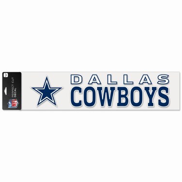 Wincraft NFL Dallas Cowboys Perfect Cut Decals, 4" x 17