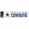 Wincraft NFL Dallas Cowboys Perfect Cut Decals, 4" x 17