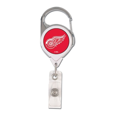 NHL Detroit Red Wings Retractable Premium Badge Holder, Team Color, One Size