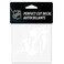 Wincraft NHL Nashville Predators 4x4 Perfect Cut White Decal, One Size, Team Color