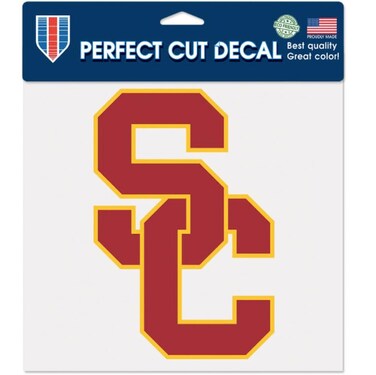 NCAA USC Trojans Die-Cut Color Decal, 8"x8", Team Color, Packaging May Vary