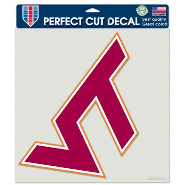 WinCraft Virginia Tech COLOR Die Cut Window Cling, official team colors., 8" x 8
