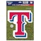 MLB Texas Rangers 82770010 Die Cut Logo Magnet, Small, Black