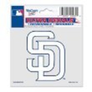 Wincraft MLB San Diego Padres 84490010 Multi-Use Decal, 3" x 4
