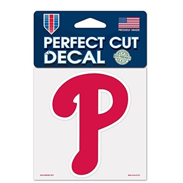 Wincraft MLB Philadelphia Phillies Perfect Cut Color Decal, 4" x 4