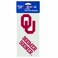 NCAA Oklahoma Sooners 2-Piece Die-Cut Decal, 4" x 8