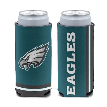 WinCraft NFL Philadelphia Eagles Slim Can Cooler, Team Colors, One Size