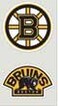 WinCraft Boston Bruins Set of 2 Die Cut Decals