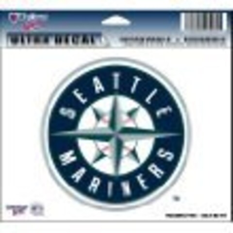 Wincraft MLB Seattle Mariners 14431031 Multi-Use Colored Decal, 5&quot; x 6