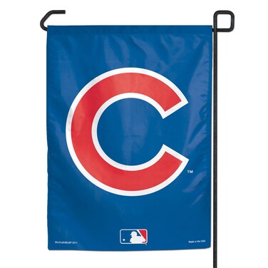 Wincraft MLB Chicago Cubs C Logo Garden Flag, 11"x15", Team Color