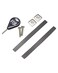 FCS Longboard Spare Parts Kit Surf Tool One Size Black
