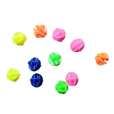 LIOOBO 36pcs Wheel Spoke Beads Wire Beads Round Beads Riding Thread Beads