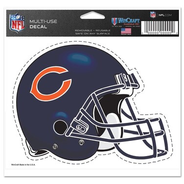 WinCraft NFL Chicago Bears 16765031 Multi-Use Colored Decal, 5" x 6