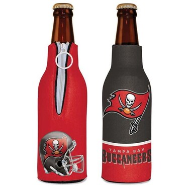 WinCraft NFL Tampa Bay Buccaneers Bottle Cooler, Team Colors, One Size