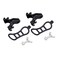LIOOBO 2Pcs Holder Cycling Number Mount Flashlight Bike Mount for Bicycle Parts Bike