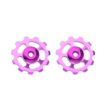 LIOOBO Mountain Bike Wheel Pulley 2pcs Rear Derailleur Pulley 11t Mountain Bike Derailleur Pulley