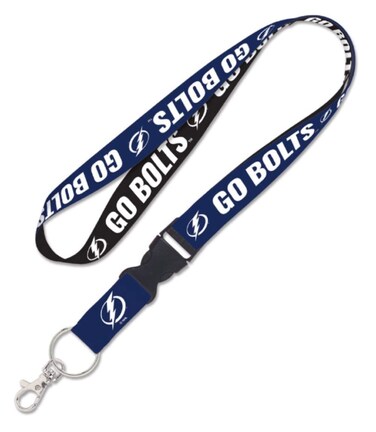 Tampa Bay Lightning SLOGAN Lanyard w/detachable buckle 1