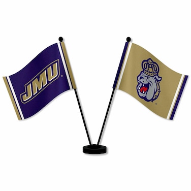 WinCraft James Madison Dukes Desk and Table Top Flags