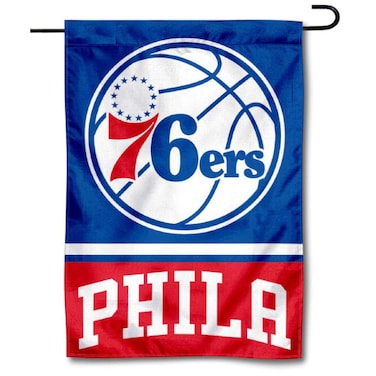 WinCraft Philadelphia 76ers Double Sided Garden Flag