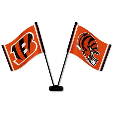 Cincinnati Bengals Desk and Table Top Flags
