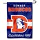 WinCraft Broncos Throwback Retro Vintage Garden Flag Double Sided Banner