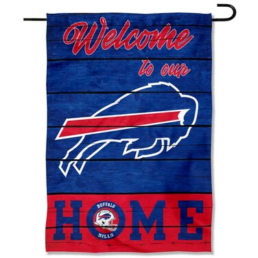 WinCraft Buffalo Bills Welcome Home Decorative Garden Flag Double Sided Banner