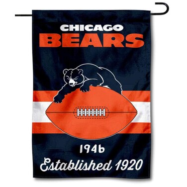 WinCraft Chicago Bears Throwback Retro Vintage Double Sided Garden Flag